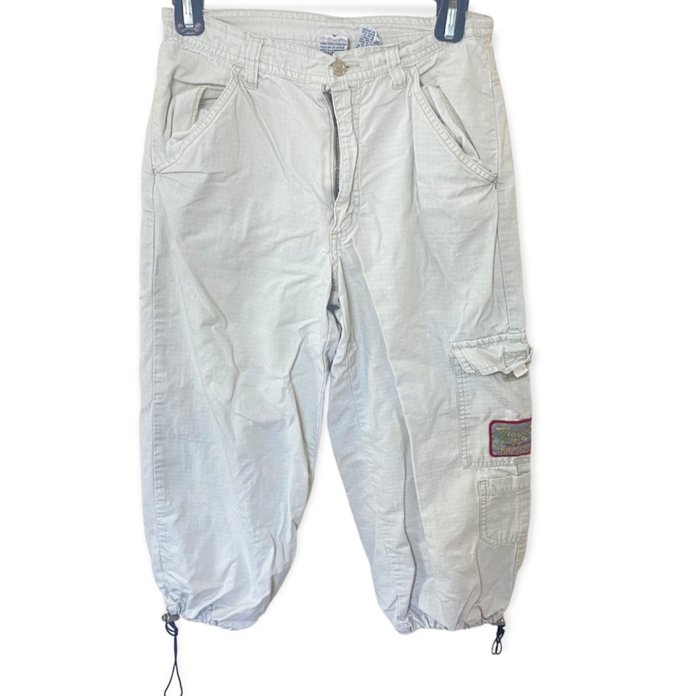Vintage Y2K Looney Toons Tweety Cargo Pants Capris